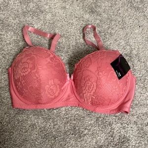 ⭐️2/$44⭐️ Dusty Rose Lace Demi Bra, 36B